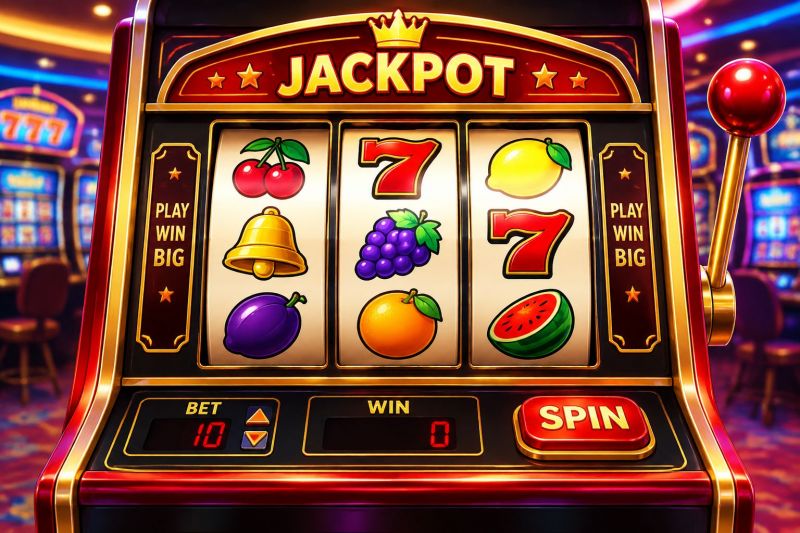dados de casino rojo y negro